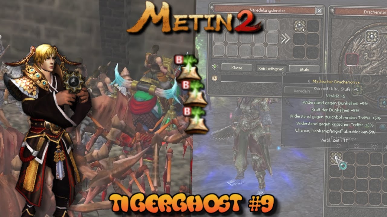 Metin2 Tigerghost [9] - jede menge Alchemi, switchen uvm - Mixtape