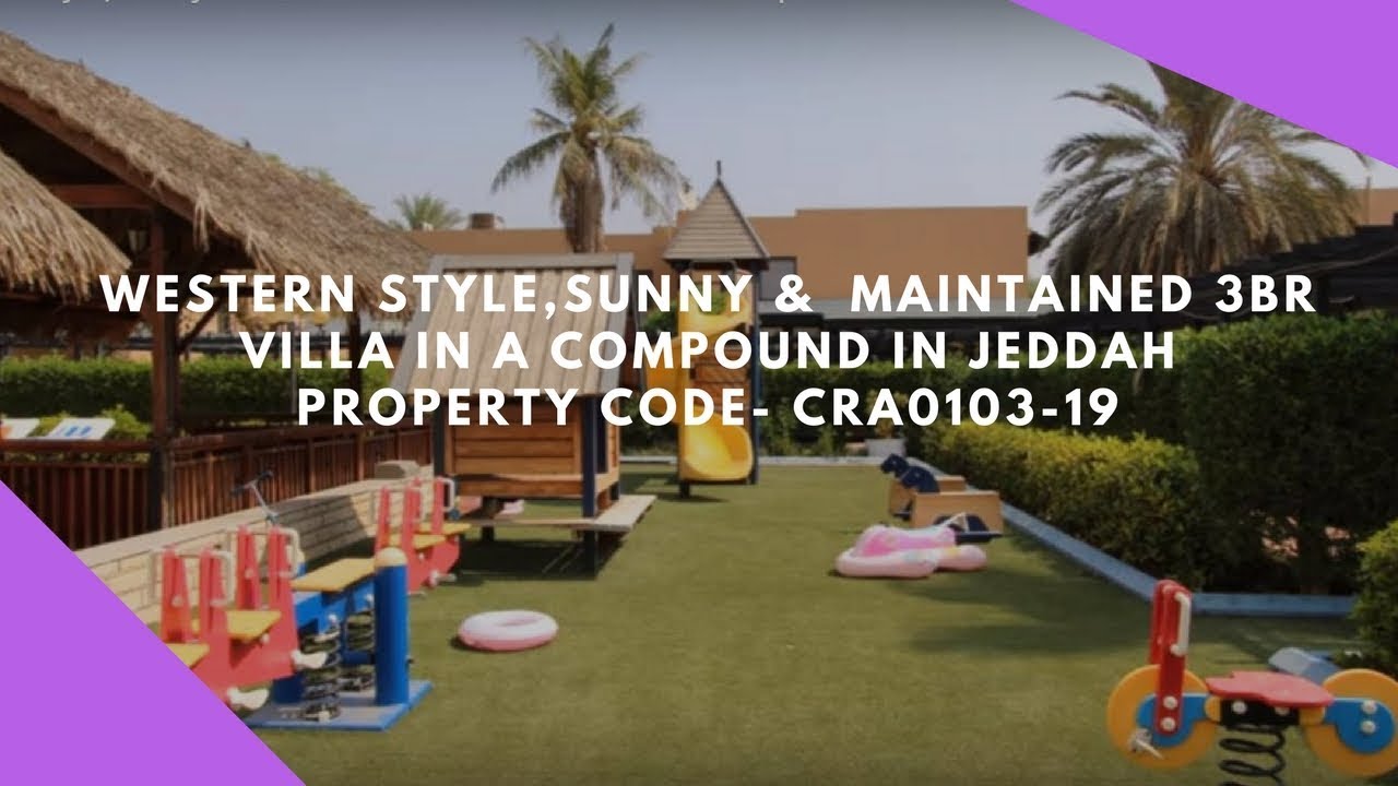 Western Style,Sunny &  Maintained 3BR villa in a Compound in Jeddah - CRA0103-19