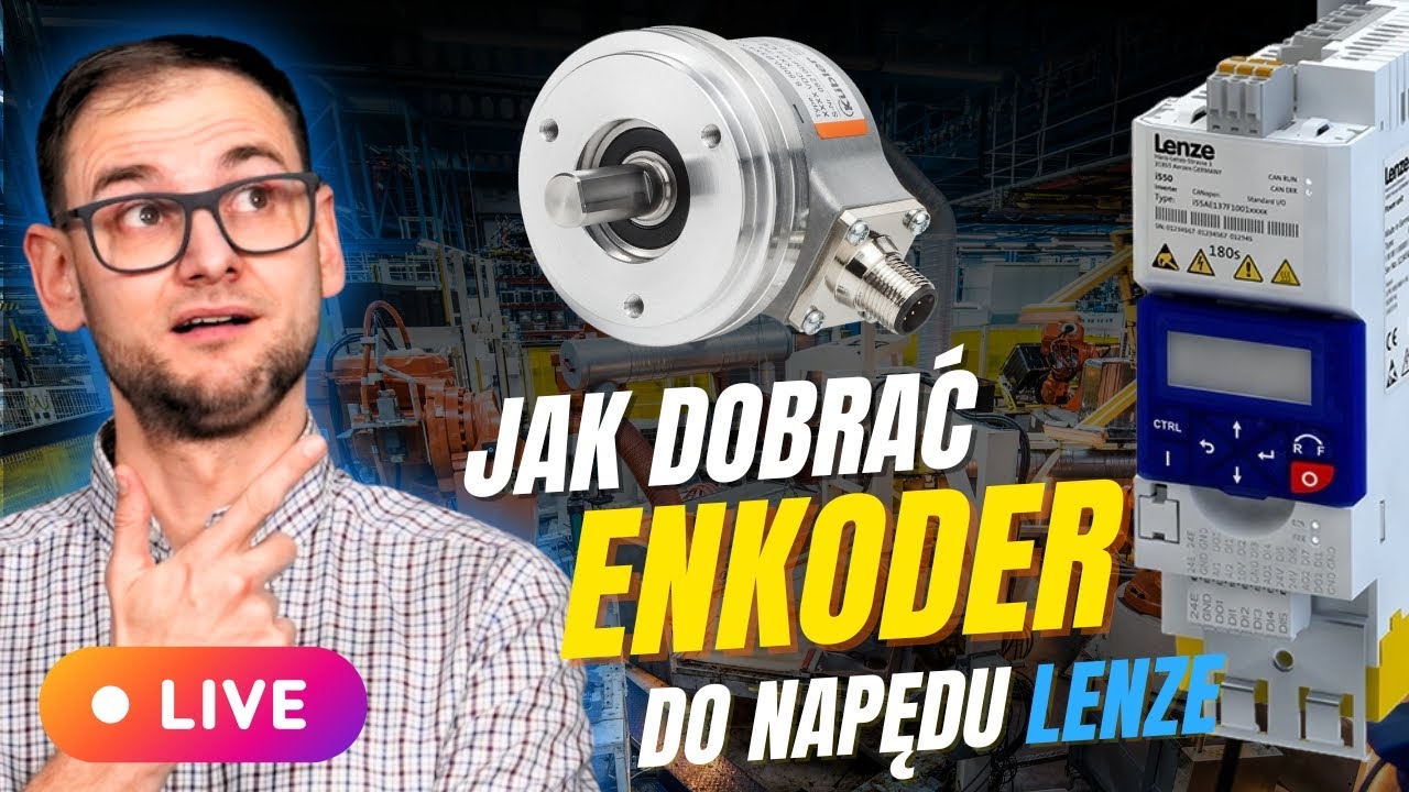Jak dobrać enkoder do napędu Lenze? Absolutny i inkrementalny &ndash; HTL, TTL, SSI, HIPERFACE w praktyce