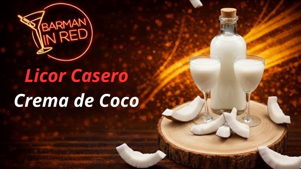 Como hacer el LICOR CASERO DE CREMA DE COCO
