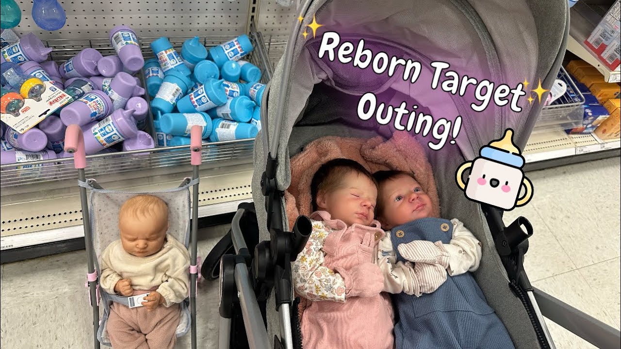 Прогулка с куклами Reborn Baby с ТРЕМЯ куклами! | Target Shopping with my Reborns!