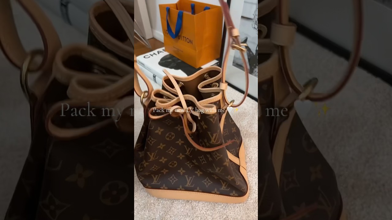 Petit Noe 🤍✨ #lvbag #petitnoe #lv #packwithme