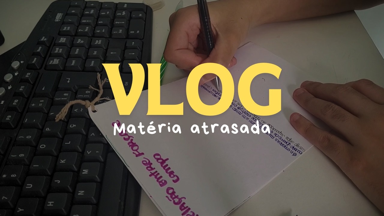 UM DIA DE ESTUDOS COMIGO l como desacumular máteria atrasada