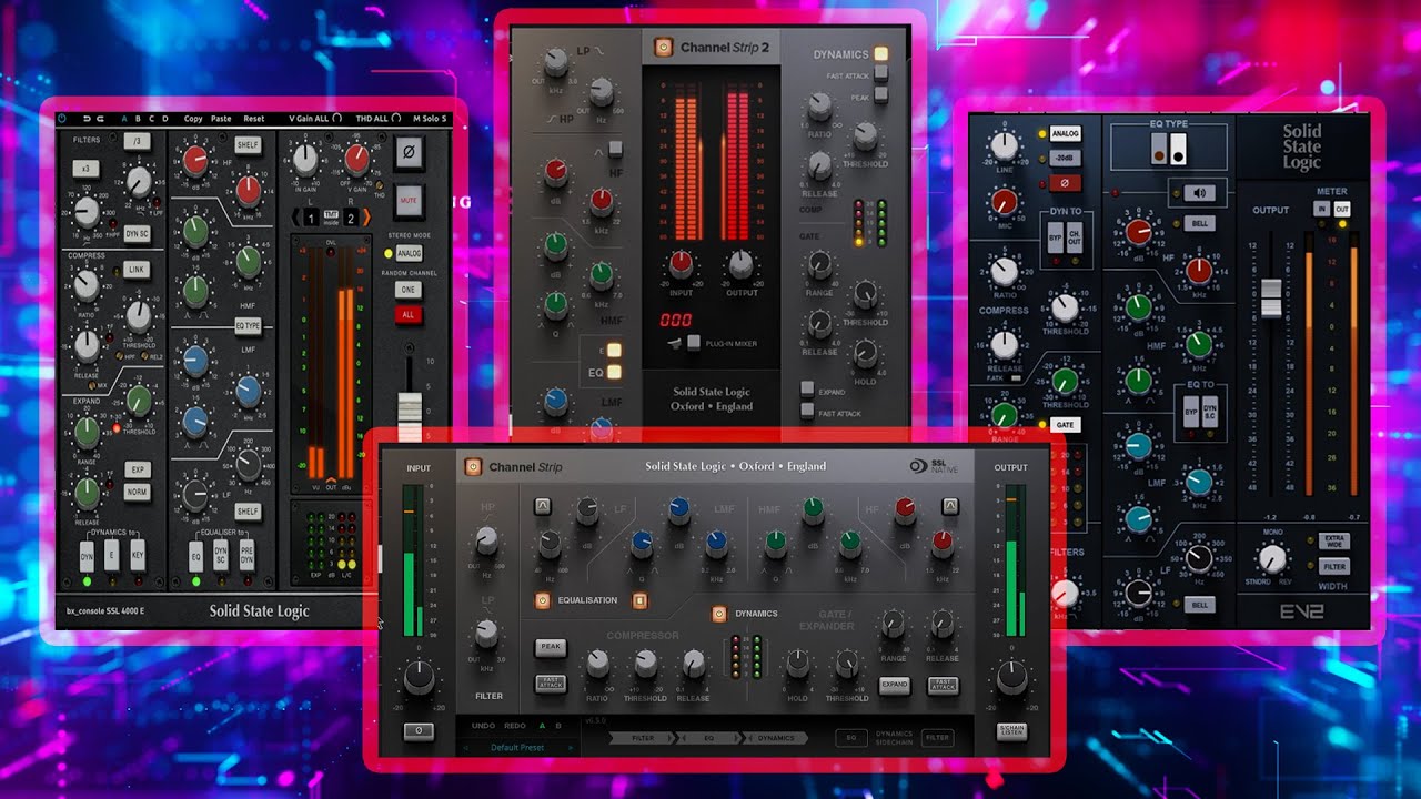 SSL Channel Strip Comparison #2022