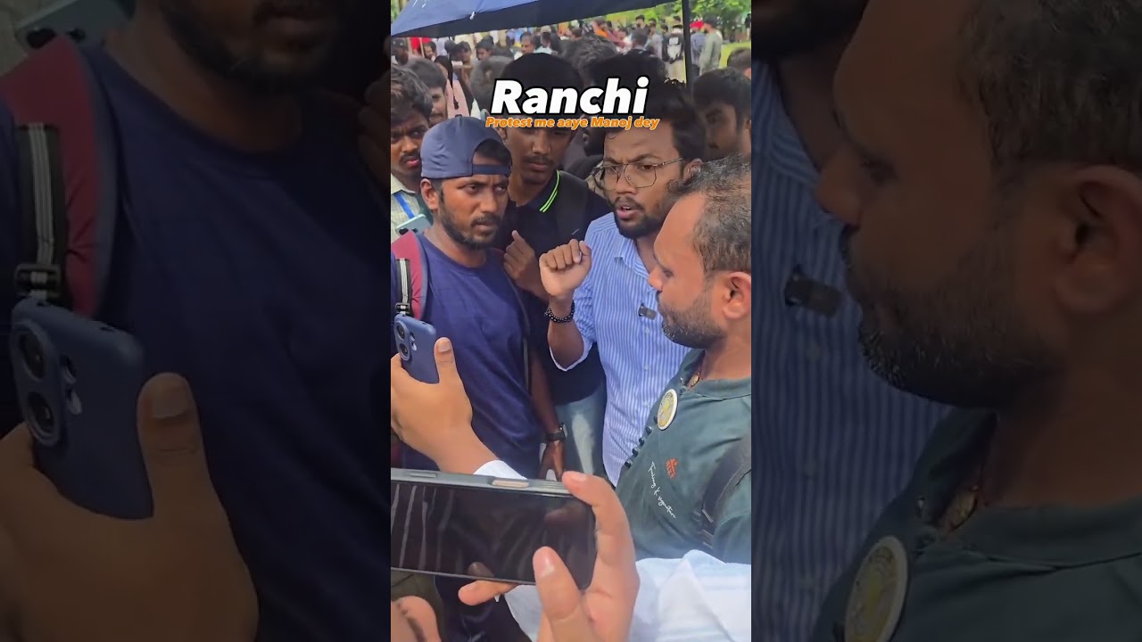 Manoj dey in protest&nbsp;@manojdey23&nbsp;#Ranchiprotest #manojdeyinprotest #ranchijpsc #jpsc #jssc