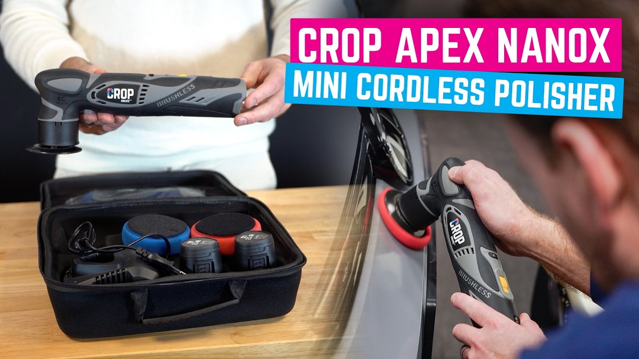 CROP Apex NanoX Mini Cordless Polisher Set | Unboxing & Polishing Demo