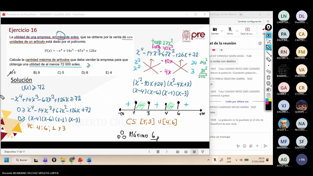 Álgebra - Semana 04 - Seminario Grupo 02 Pre San Marcos Ciclo 2025-II (Nuevo Ciclo)