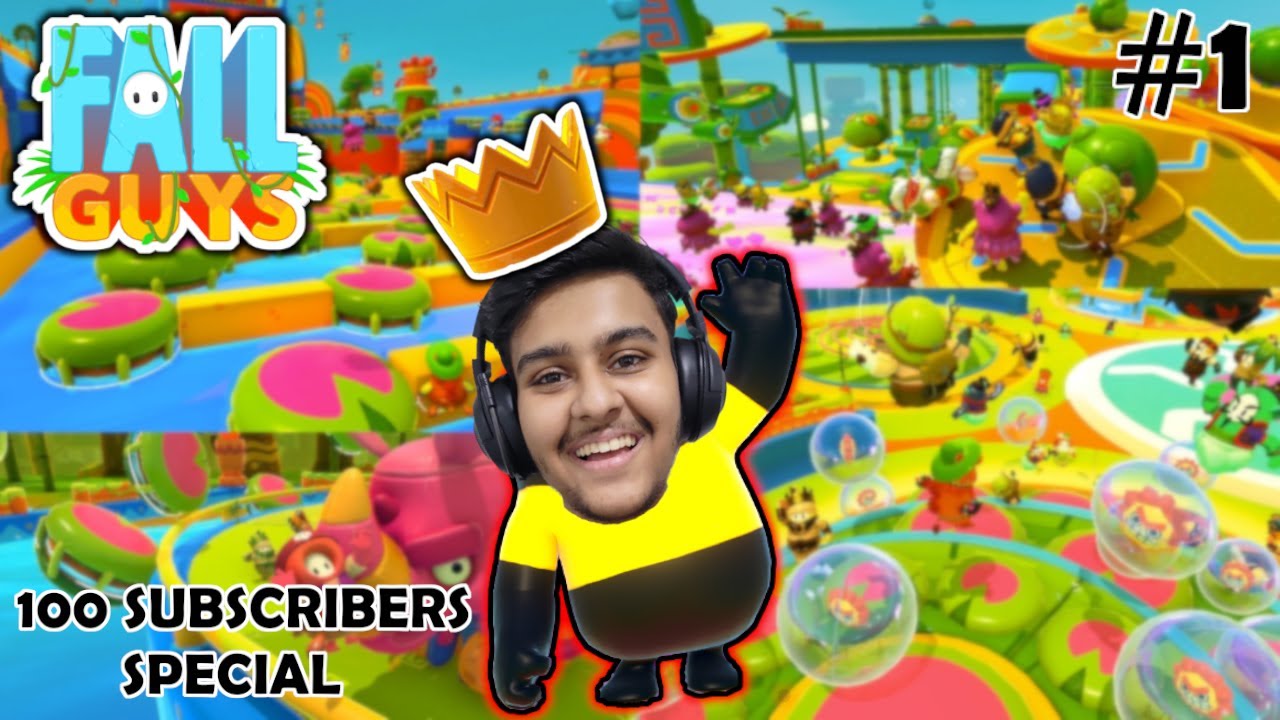 100 SUBCRIBERS SPECIAL STREAM, PLAYING FALL GUYS.