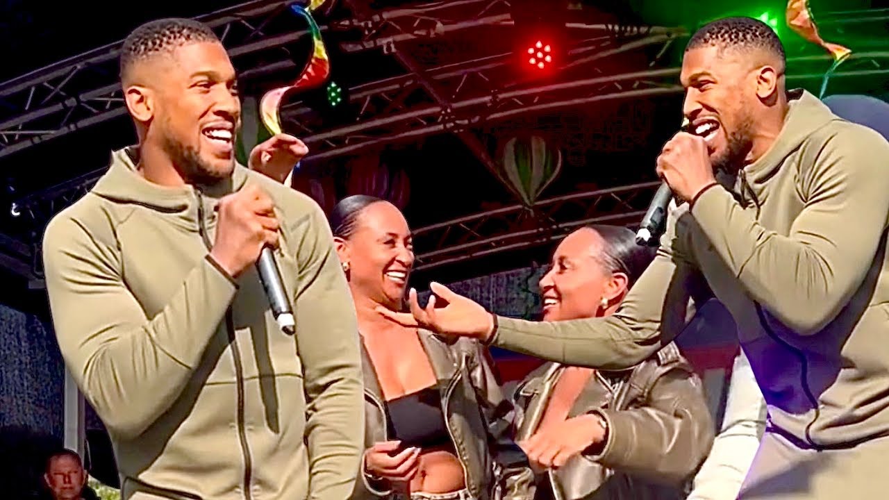 ANTHONY JOSHUA GETS ON STAGE AND RAPS WITH SO SOLID CREW | 21 SECONDS