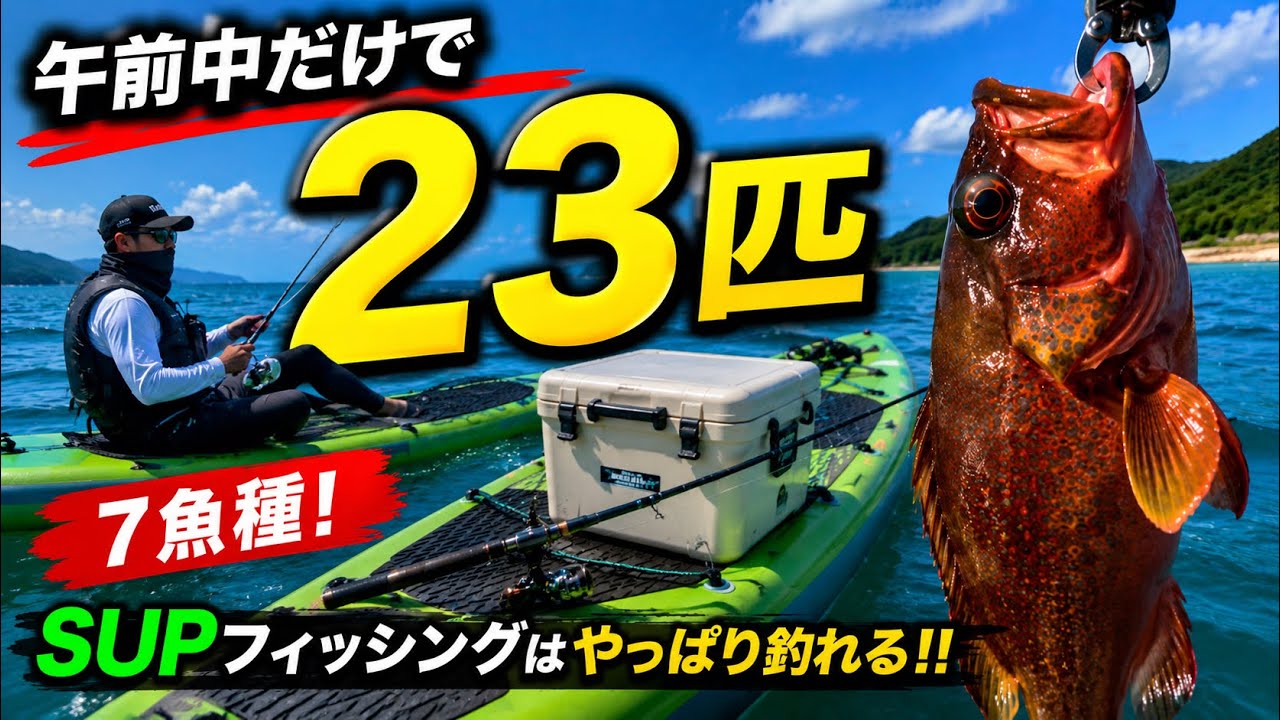 SUPFISHINGで爆釣！！【釣れない人は挑戦してみて】