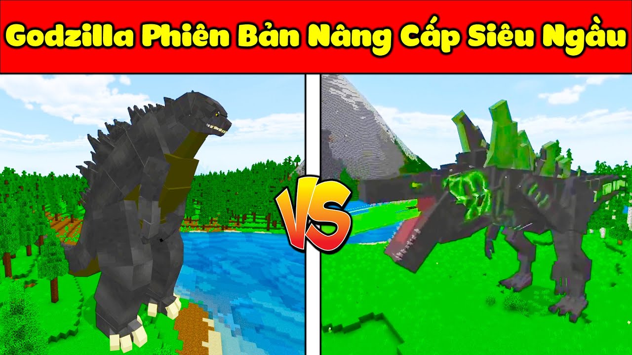 JAYGRAY SÁNG TẠO THÀNH CÔNG GODZILLA KHỦNG LONG BẠO CHÚA SIÊU NGẦU TRONG MINECRAFT*GIA ĐÌNH GODZILLA