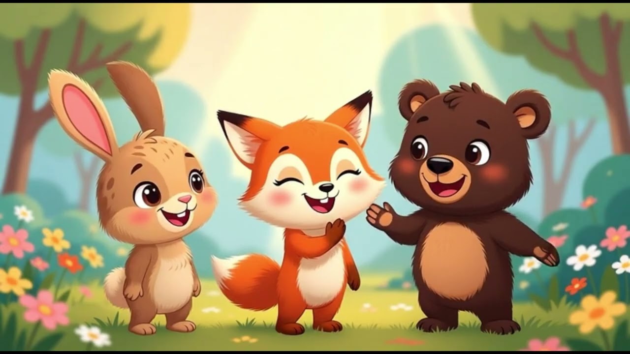 Friends Feel Brave 🐻🐰🦊 | Kids Character Song