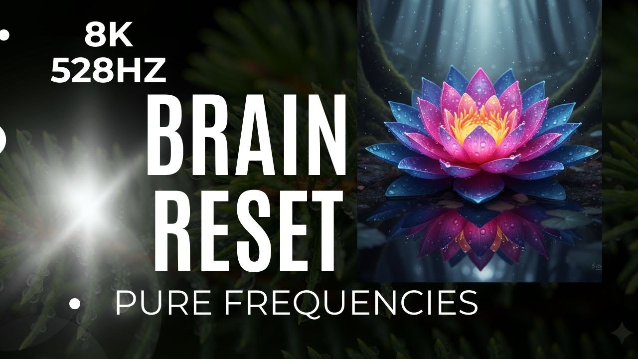 Dopamine Flow 528Hz: Deep Healing & Mental Clarity | 8K Nature Bloom/Дофаминовый поток 528 Гц: