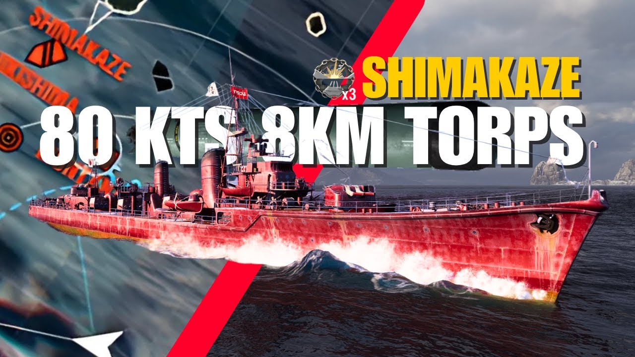Shimakaze – Behind Enemy Lines with 8KM F3 Torpedoes