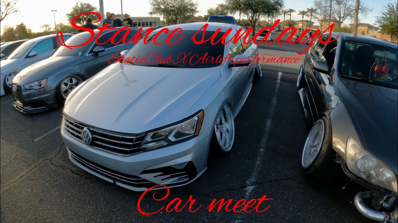 Stance sundays Staticclub & Airlift performance car meet phoenix Az