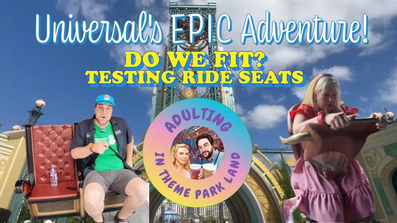 Testing all of the ride seats at Universal's NEW Theme Park - EPIC Universe!