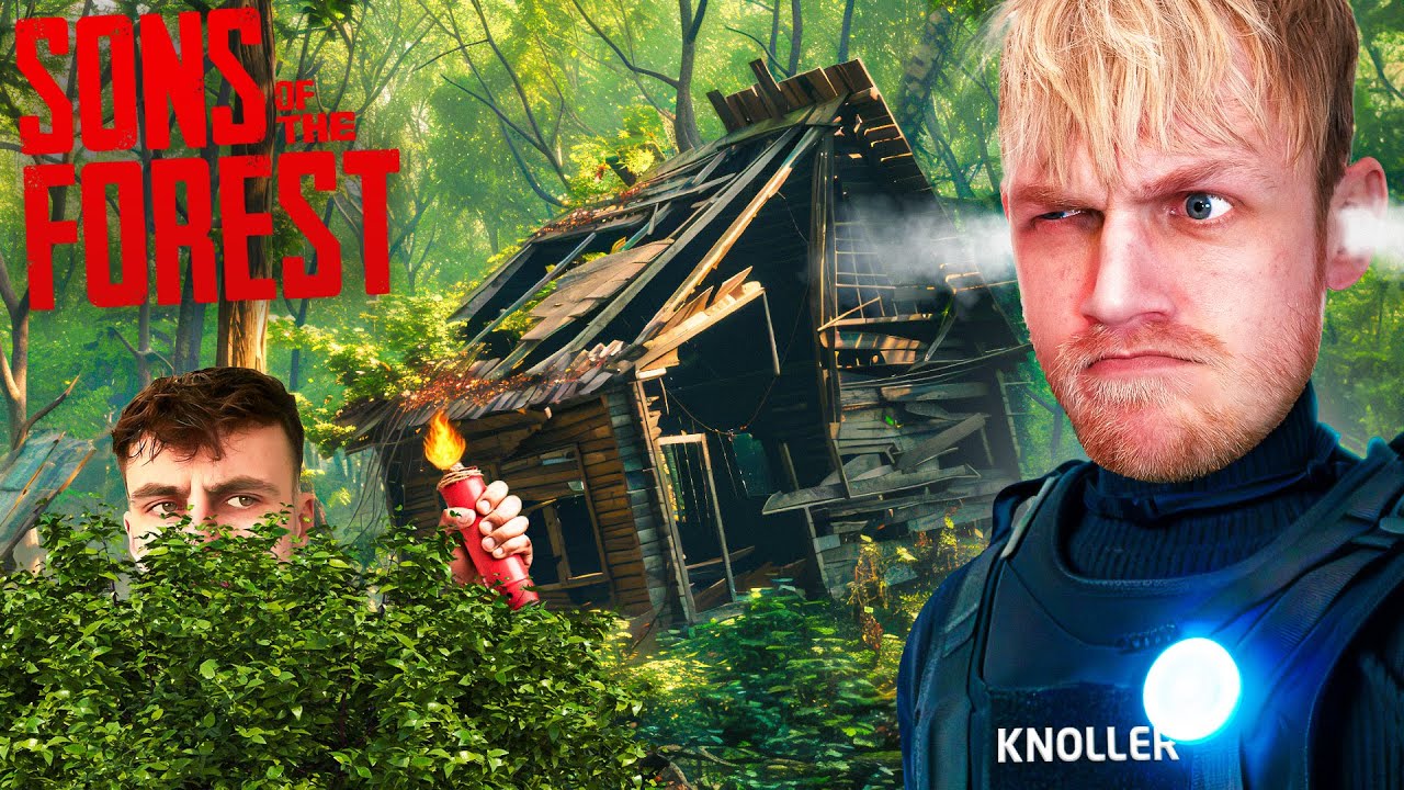 Een Basis Bouwen.. (en Kaak sloopt hem) - Sons of The Forest #2