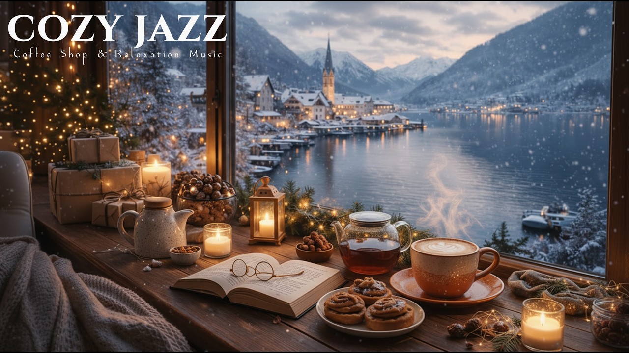 Cozy Coffee Shop with Smooth Piano Jazz Music - Instrumental Jazz Music for Relax, Study & Work