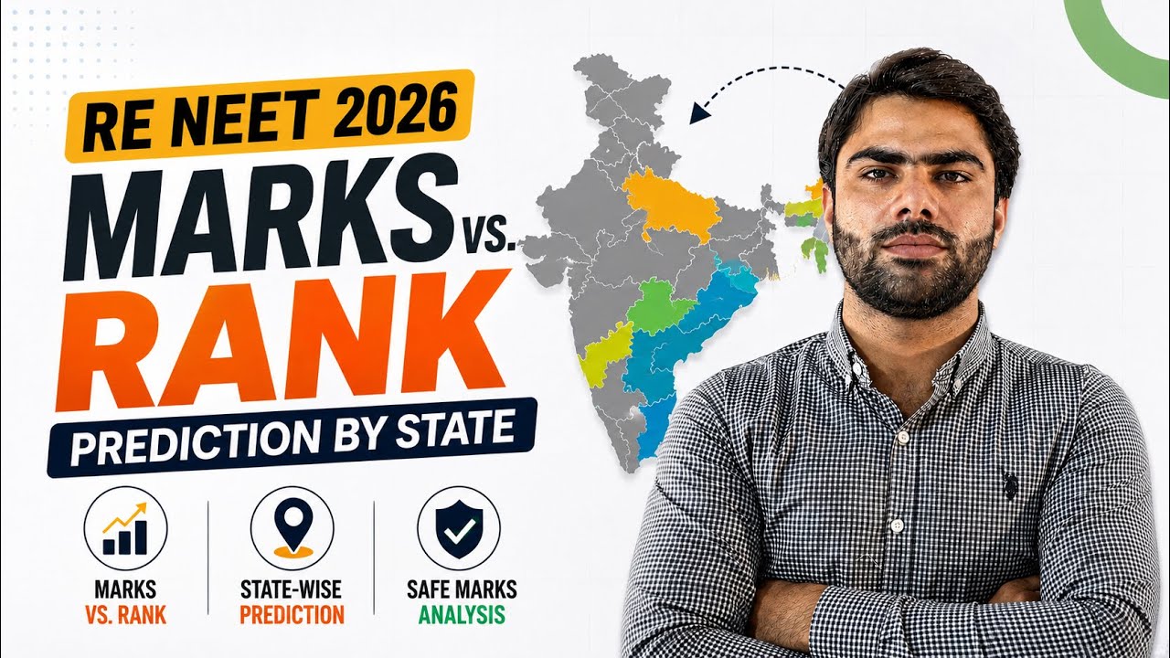 RE NEET 2026 Marks vs Rank 🔥 State Wise Rank Prediction | Safe Score Analysis | NEET UG 2026 