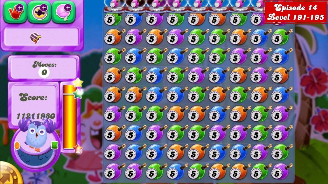CANDY CRUSH SAGA - DREAMWORLD E14 LEVEL 191-195 FULL GAMEPLAY