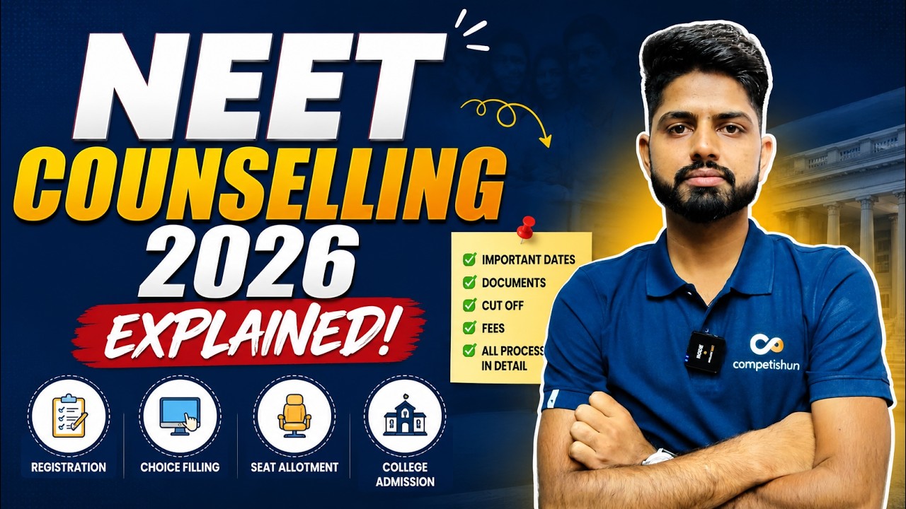 NEET UG 2026 Counselling Complete Guide 🔥 | MCC Registration, Choice Filling & Documents Explained