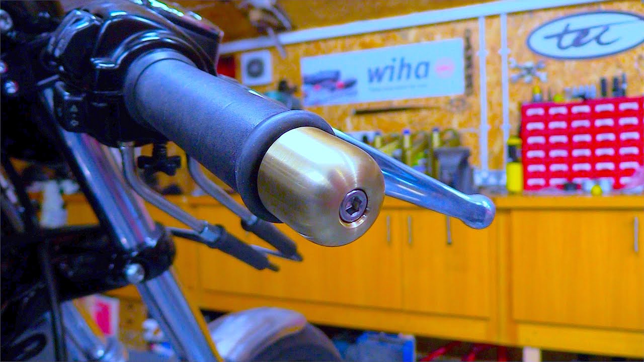 Harley Sportster Brass Bar Weights, (Naturally!)