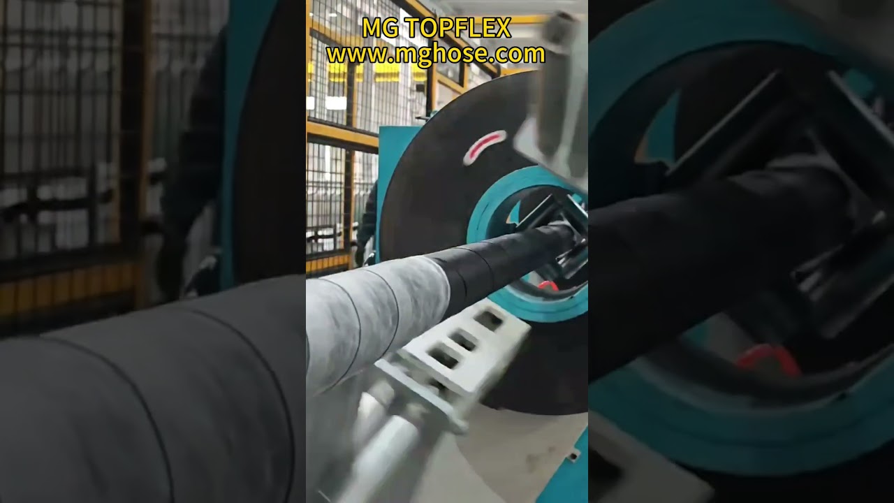 Production hose rubber industrial hoses MG TOPFLEX #rubberhose #machine #mgtopflex #factoryproducts
