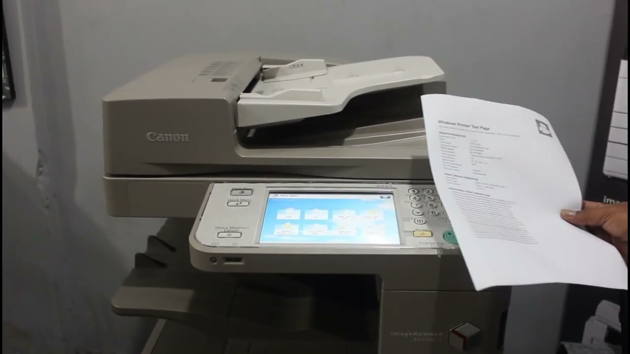 Mesin Fotocopy Canon iRA 4051 DADF | Cara Menghubungkan Laptop/PC dan Handphone ke Mesin Fotocopy