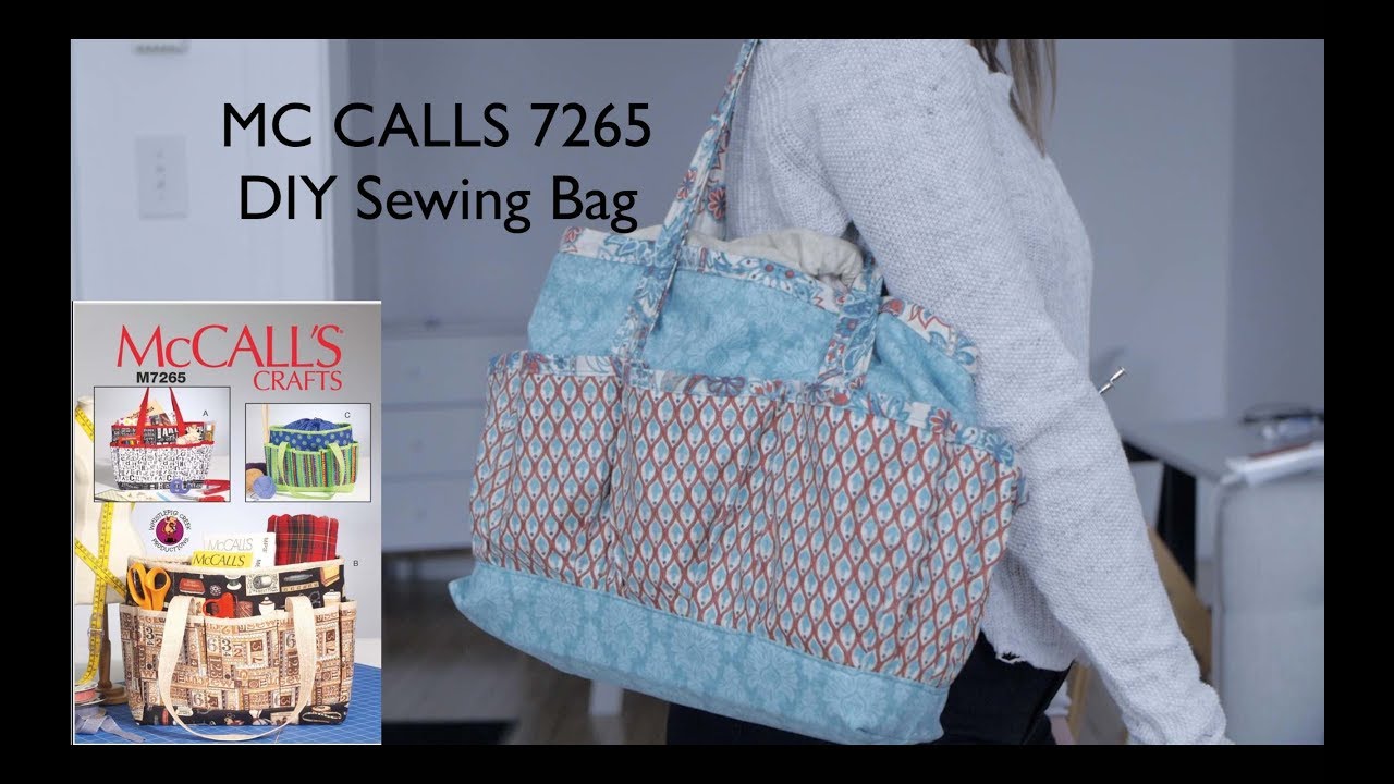 MCCALLS 7265 - How To Sew a Bag For Your Sewing Tools