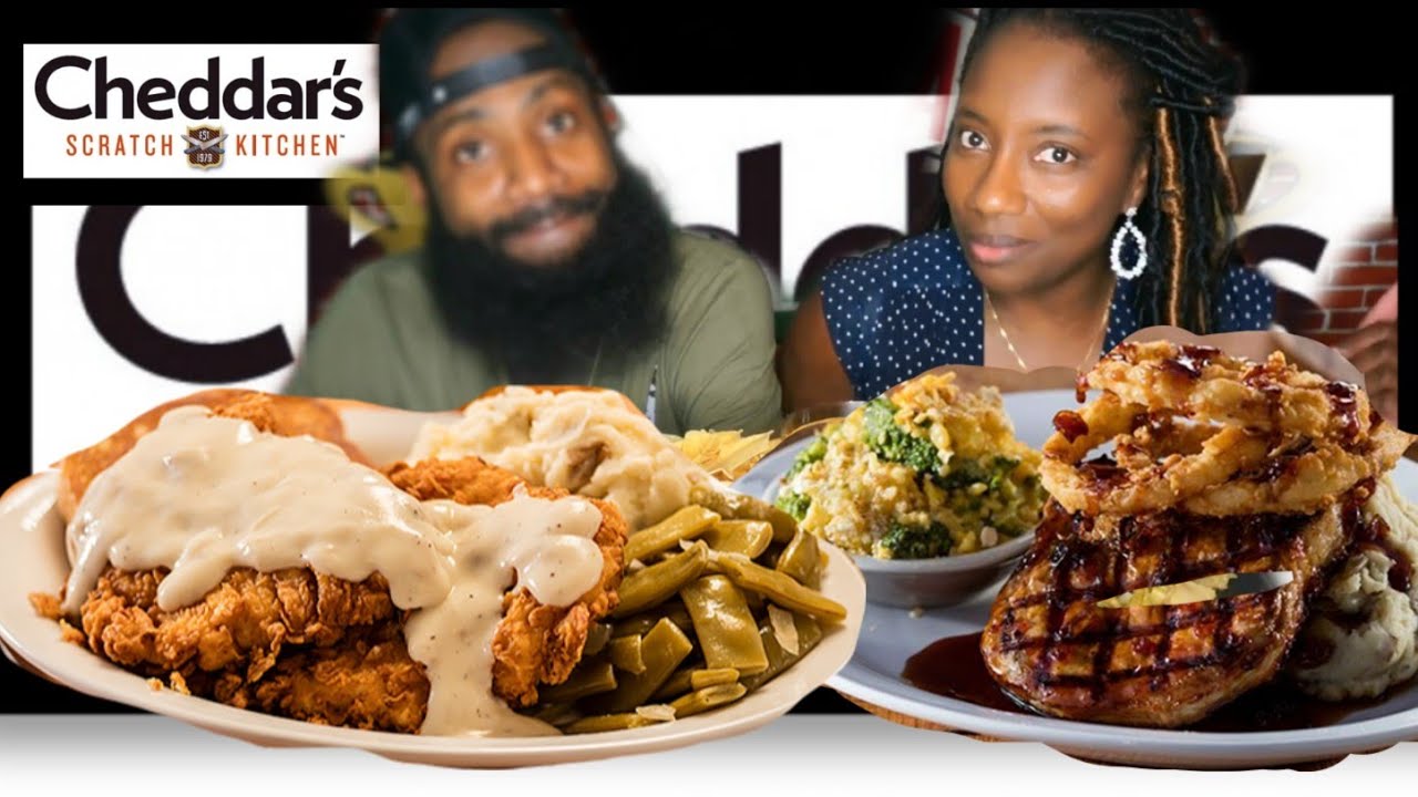 CHEDDAR'S MUKBANG | FAST FOOD FRIDAY (FFF) | STEAK AND COUNTRY FRIED CHICKEN | EATING SHOW.