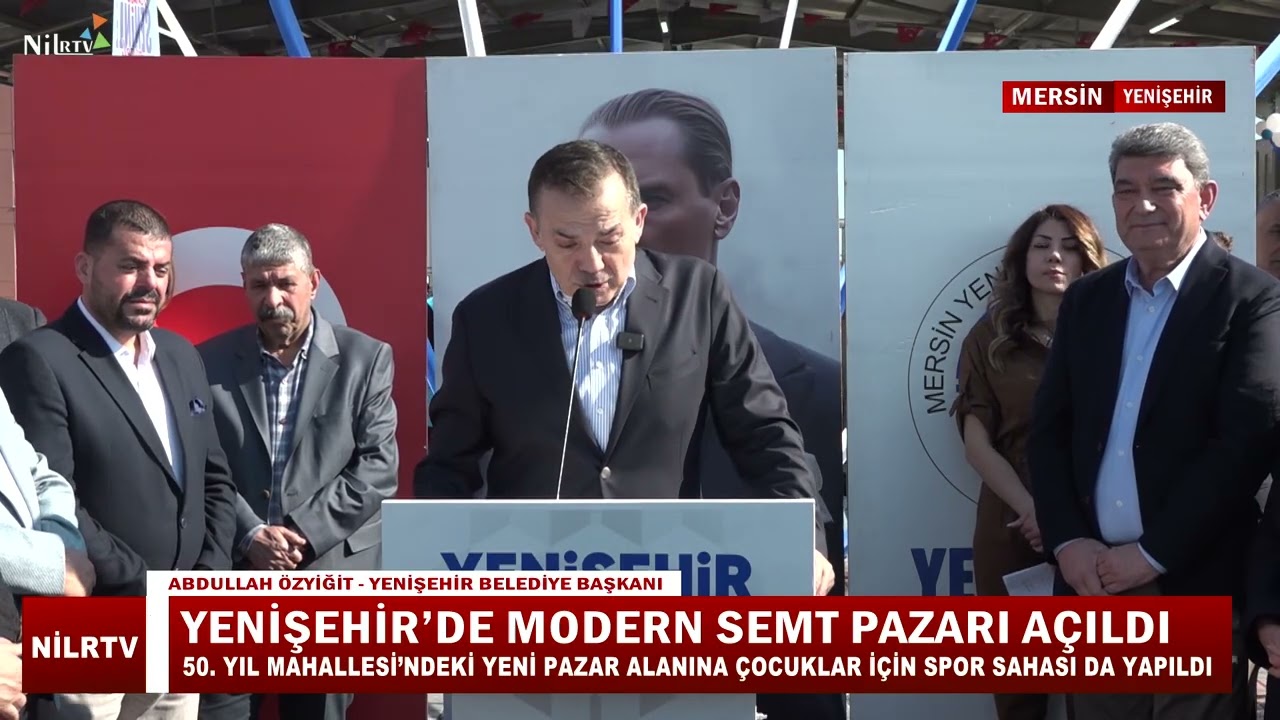 Yenişehir’de Modern Semt Pazarı Açıldı