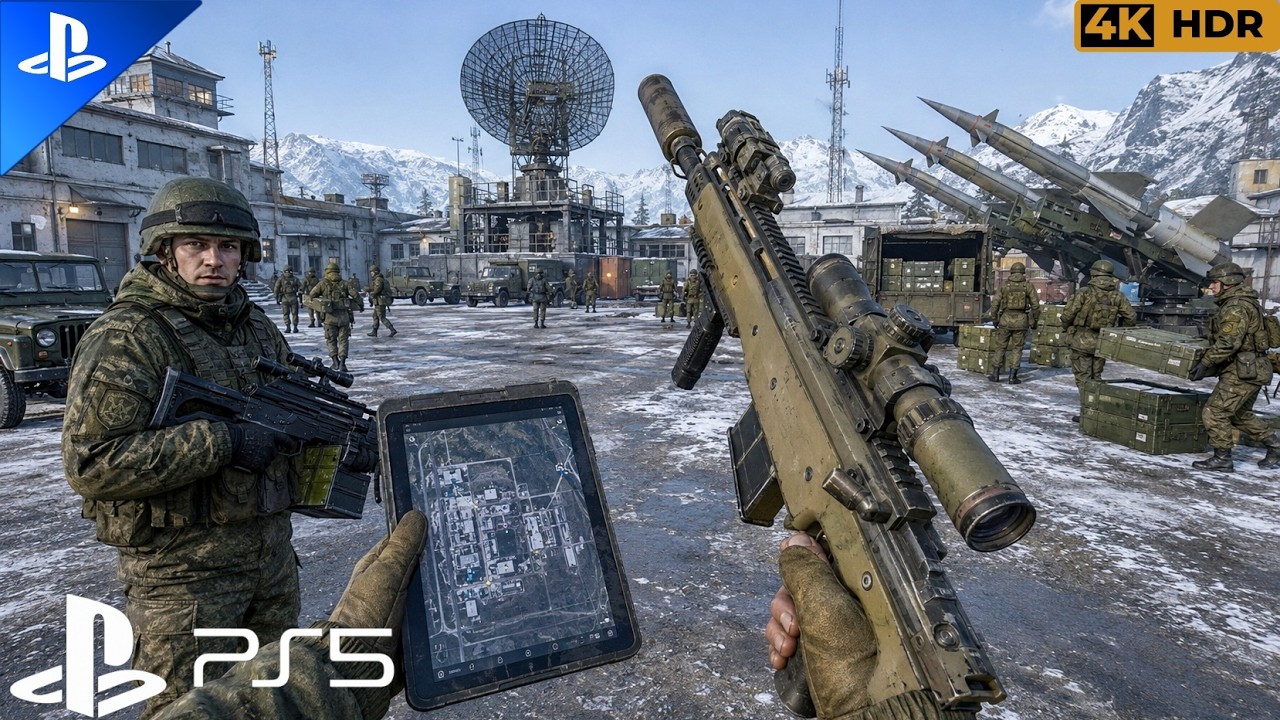 (PS5) ТАЙНАЯ ДИВЕРСИЯ ПЕРЕД АТАКОЙ | РЕАЛИСТИЧНЫЙ ГЕЙМПЛЕЙ НА УЛЬТРА-НАСТРОЙКАХ [4K60FPS HDR] COD...