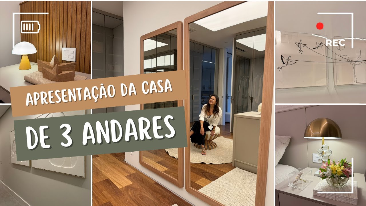 Decoração SURREAL de Casa de 3 Andares em Campinas | Tour Completo pela Decoração de Interiores