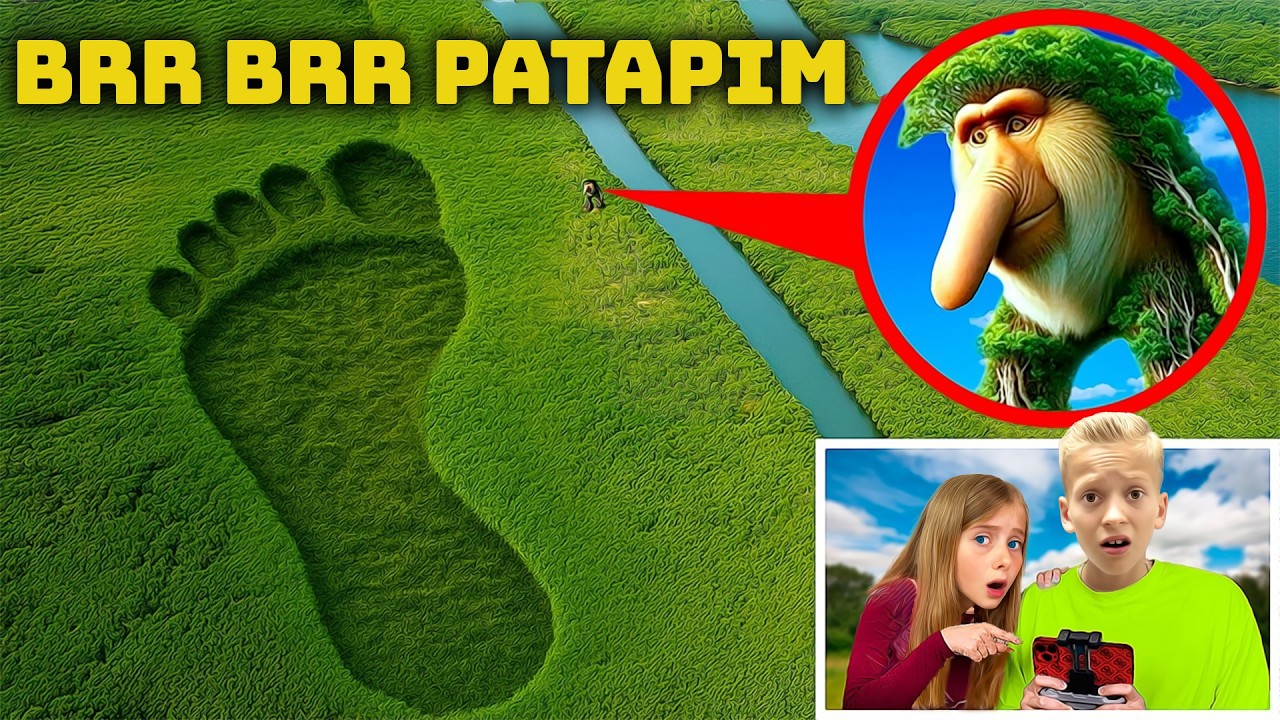 🕹️ Am GĂSIT cu DRONA 🏚️ Casa lui BRR BRR PATAPIM și TUNG SAHUR în VIAȚA REALĂ 😱