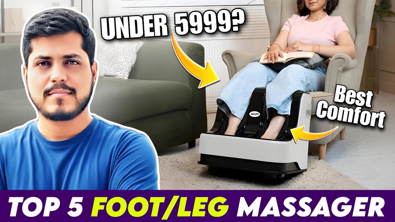 Top 5 Best Foot Massager Machine Under ₹5000 In India 2026 | Cheapest Foot Massager Price | Reviews
