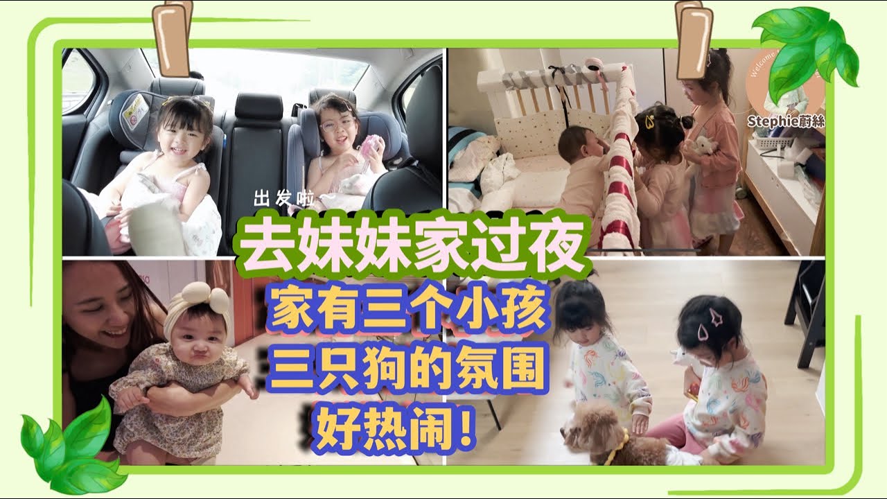 【VLOG】小沅沅和小蒽蒽去KL找Tara玩啦，她们第一次跟小狗相处会是什么反应？