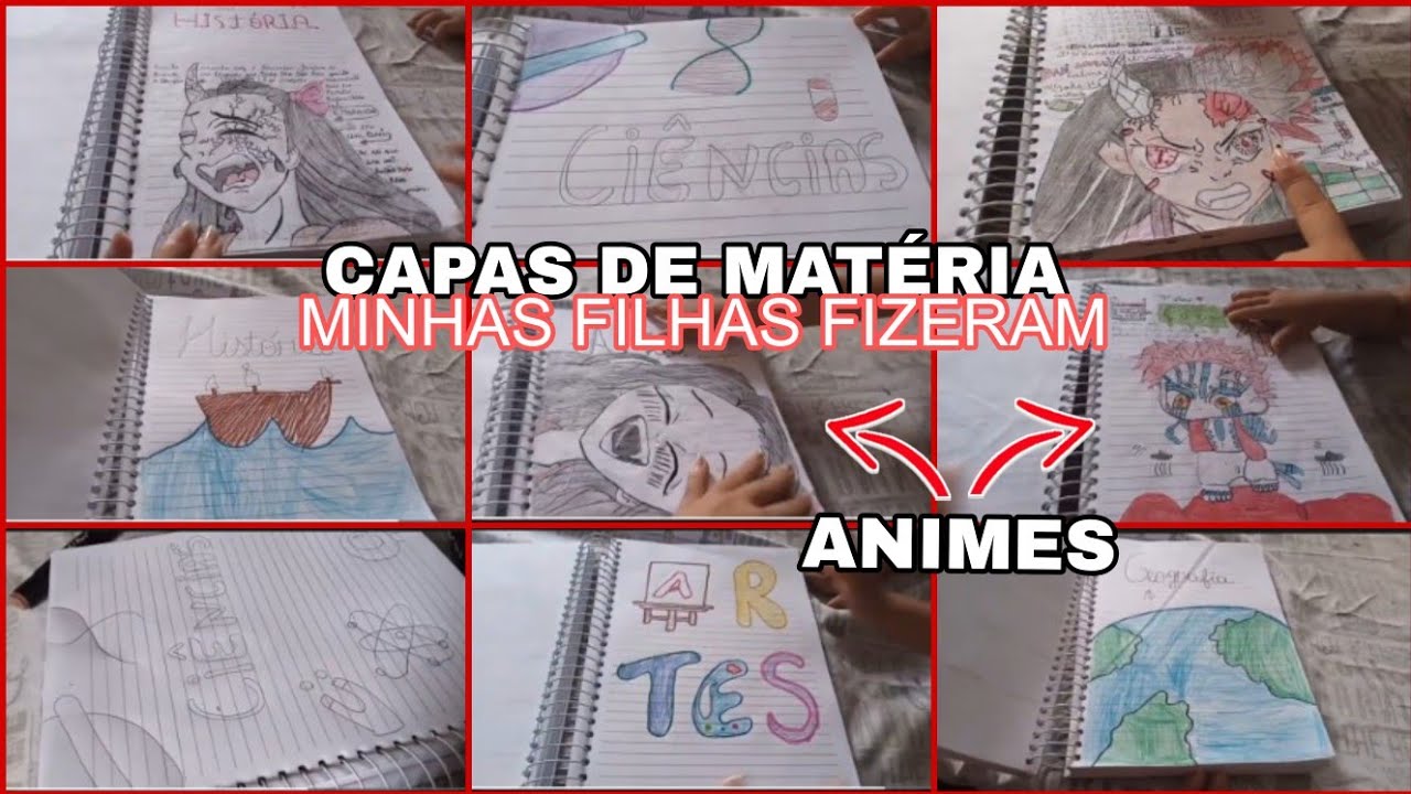 ELAS FIZERAM CAPA DE MATERIA  DECORADAS