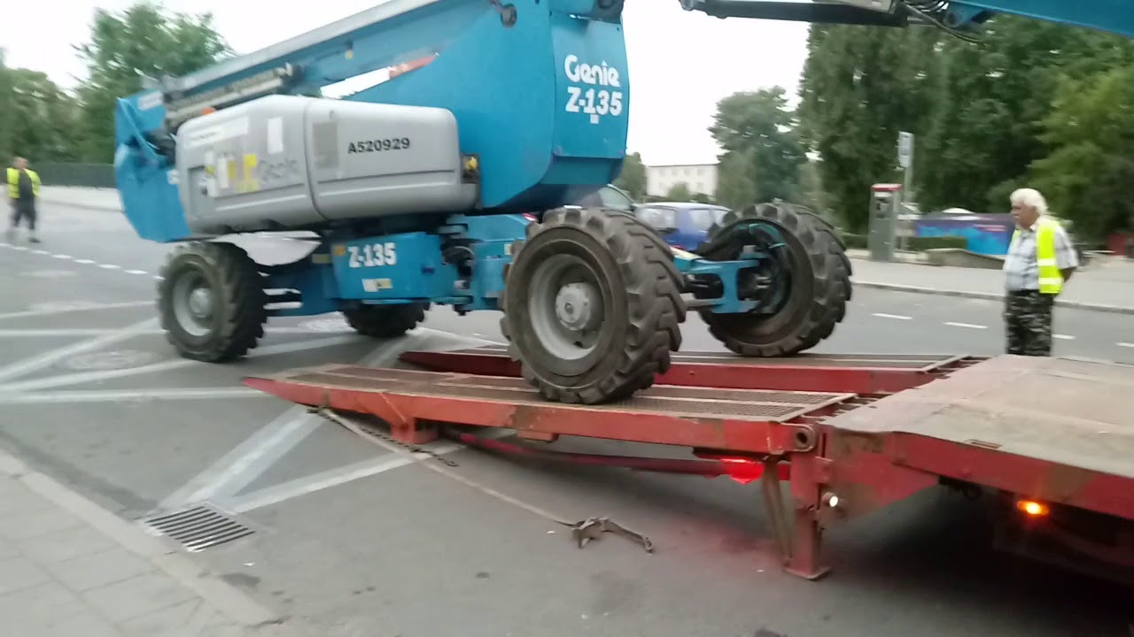 Genie Z-135 - najazd - laweta - Bydgoszcz - Podnosniki.pl