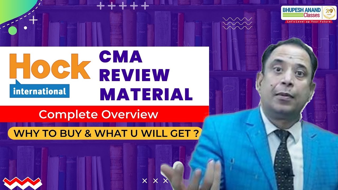 CMA USA Hock Review Material What You will get Complete Overview