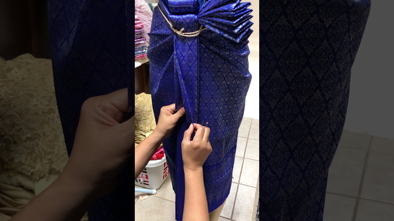 how to do a traditional Khmer outfit wedding by your self!