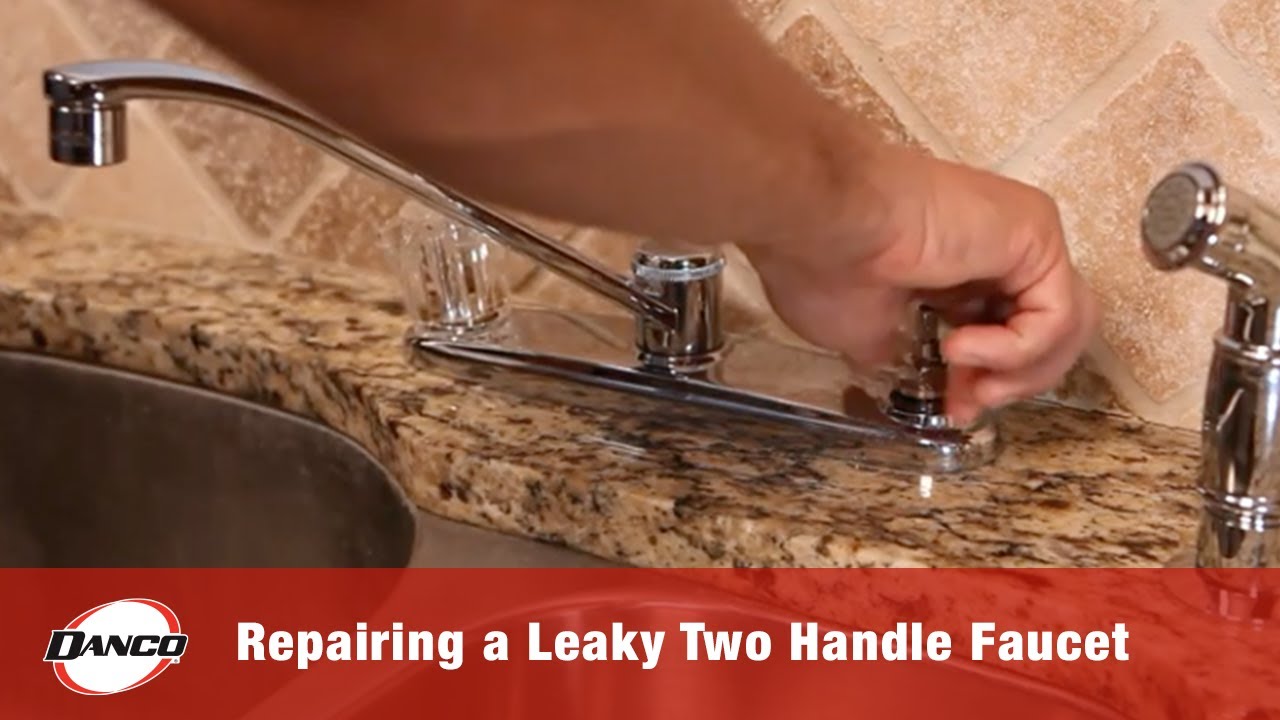 How to Repair a Leaky Two-Handle Faucet