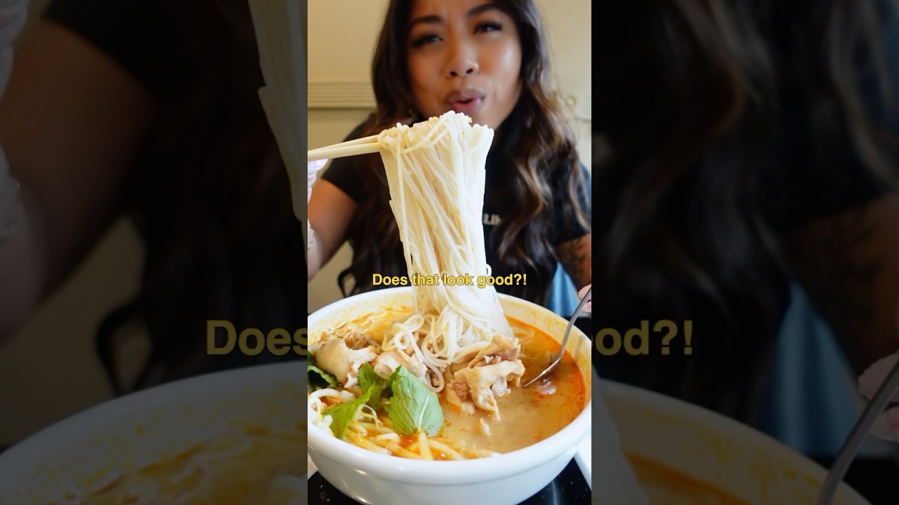 laotion cuisine 🇱🇦 get into this khao poon!!! #foodreview #laos #laofood