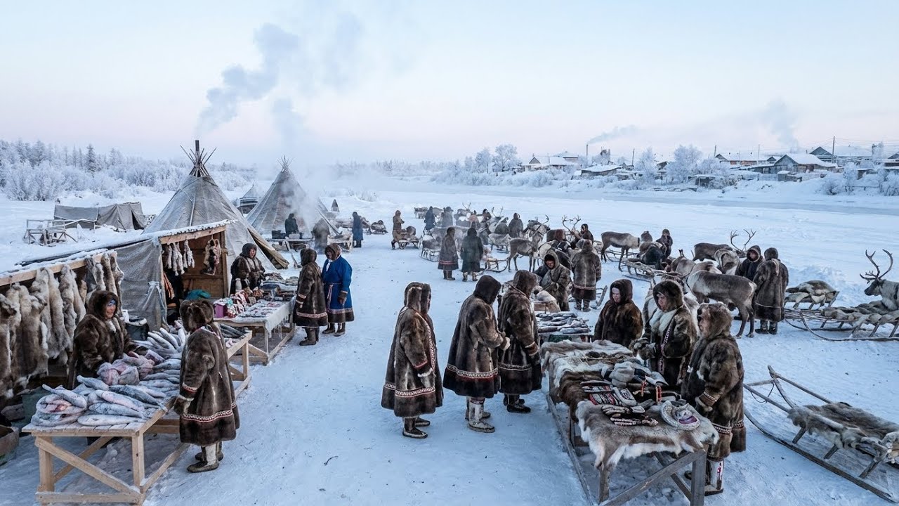 Surviving at &ndash;71&deg;C | Yakut Nomads Earn a Living on Market Day in Frozen Wilderness