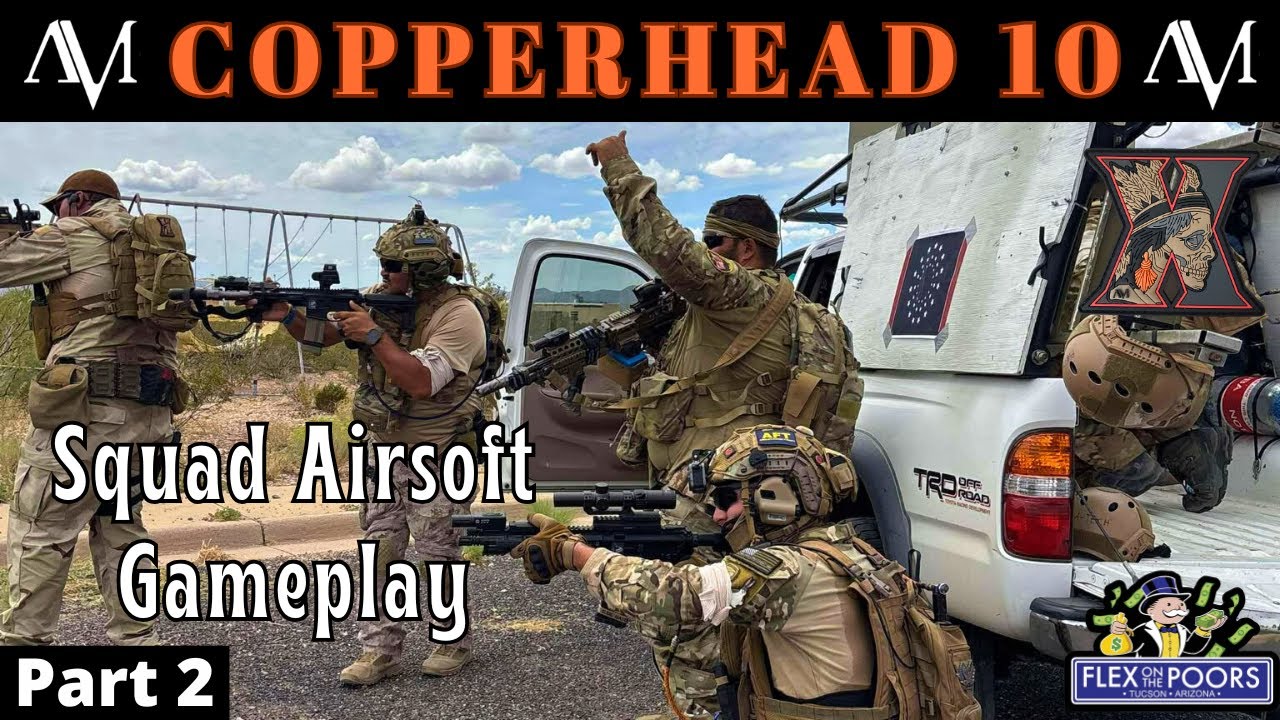 Airsoft Squad Takes Territory w/ Vehicle Support | American Milsim Copperhead 10