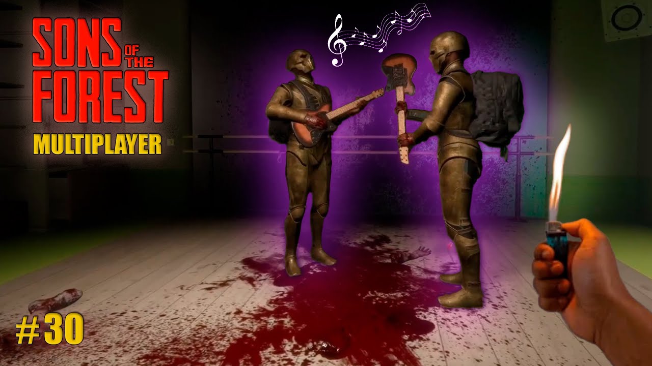 Perdimos TODA LA SERIEDAD con esto 🎸🎶 | Sons of the Forest (Gameplay latino)