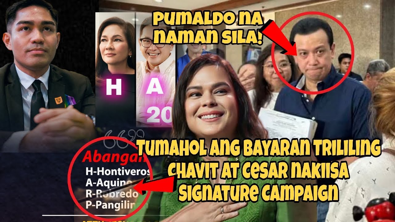Tumahol ang Bayaran! Chavit at Cesar nagsign ng Tay Kami Naman!