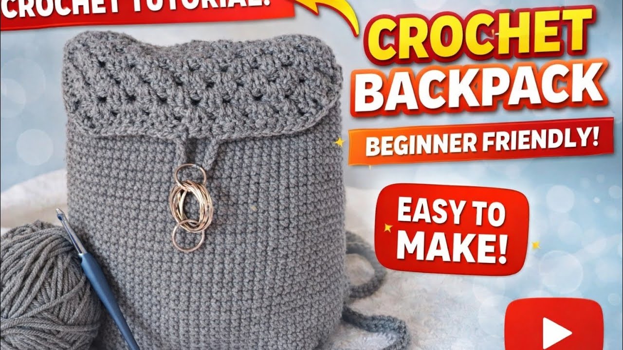 Crochet Backpack Tutorial: Make a Stylish Bag in One Day!