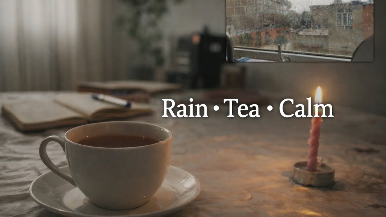 Rainy Evening | Tea, Writing & a Cozy Night