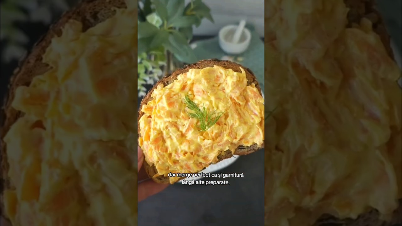 Salata de morcovi cu usturoi si iaurt