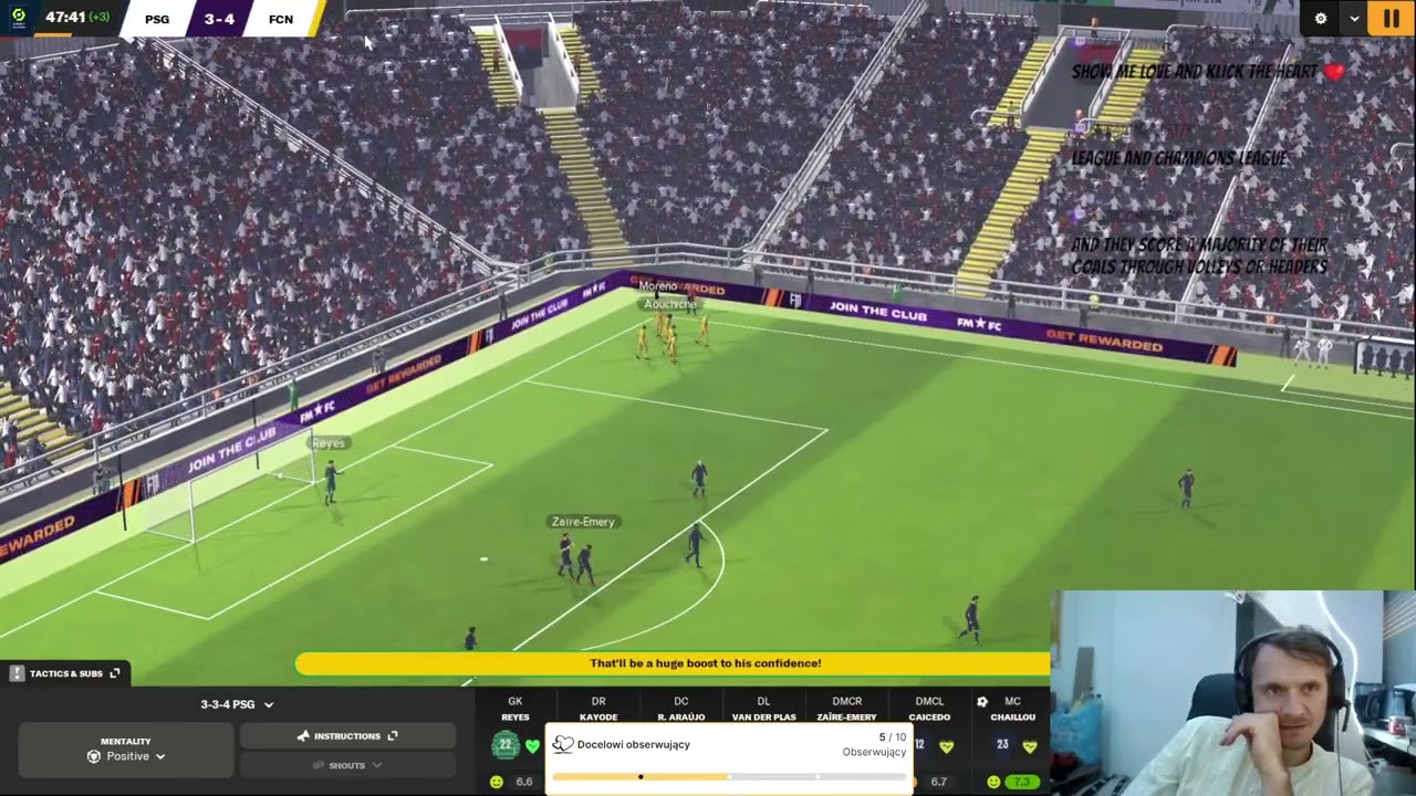 ⚽ FM 24: 3-3-4 with PSG, s.30-31: Beginning ⚽ p.2